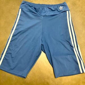 High rise Adidas blue biker shorts - dri fit size L